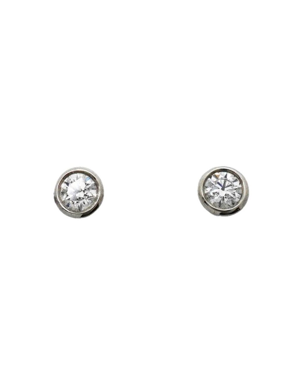Tiffany & Co Earrings by the Yard Platinum Diamond